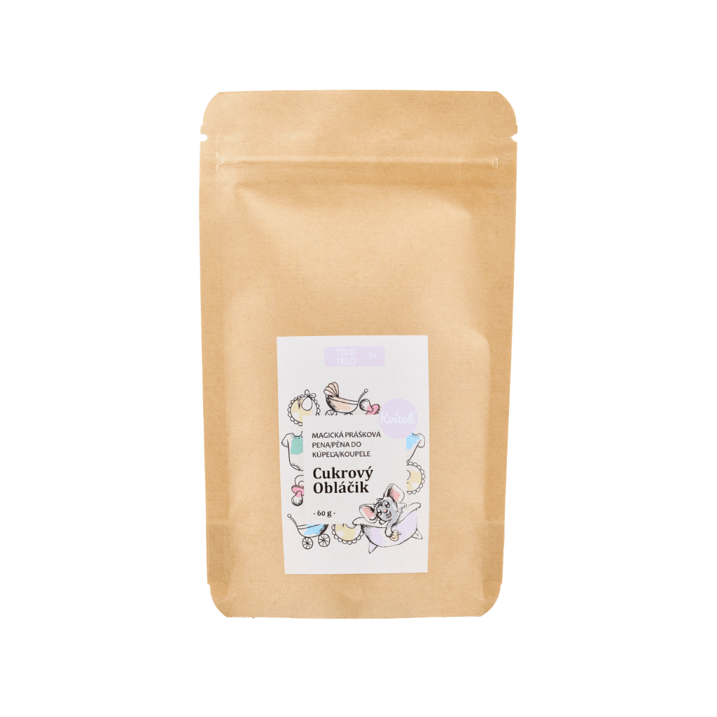 Kvitok Magická Pěna do koupele Cukrový Obláček - EkzemFree.cz