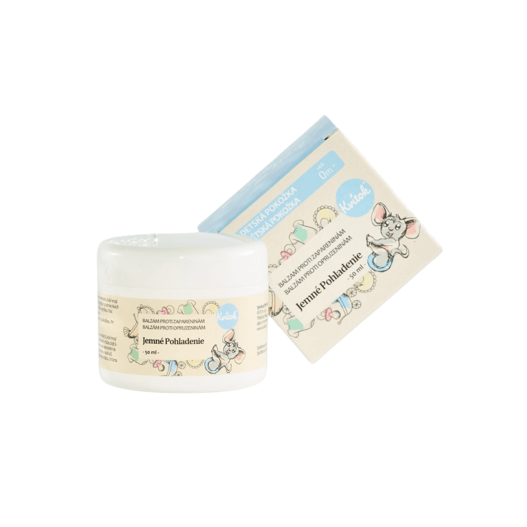 Kvitok Zinkový balzám Jemné Pohlazení 50 ml pro citlivou dětskou pokožku, přírodní ochrana od narození.