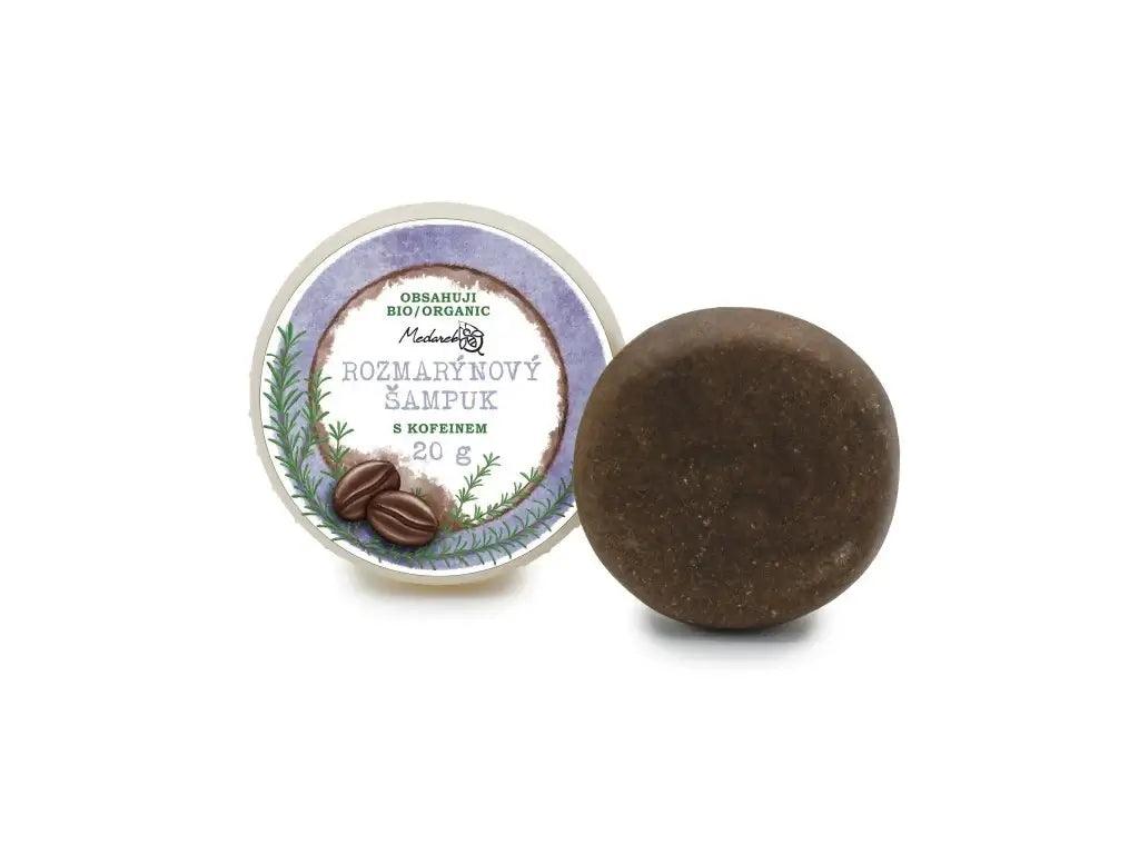 Přírodní rozmarýnový šampuk s kofeinem pro zdravé a silné vlasy v bio kvalitě.
