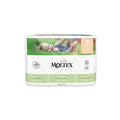 Obal jednorázových non-toxic plenek Moltex, velikost 1-6, vyrobeno z přírodních zdrojů, bez parfémy.