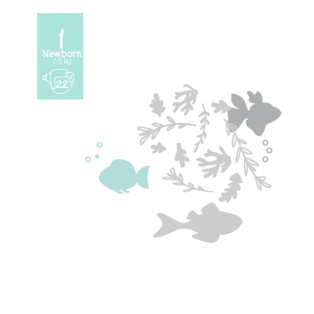 Moltex Jednorázové non toxic plenky velikost 1 - 6 - EkzemFree.cz