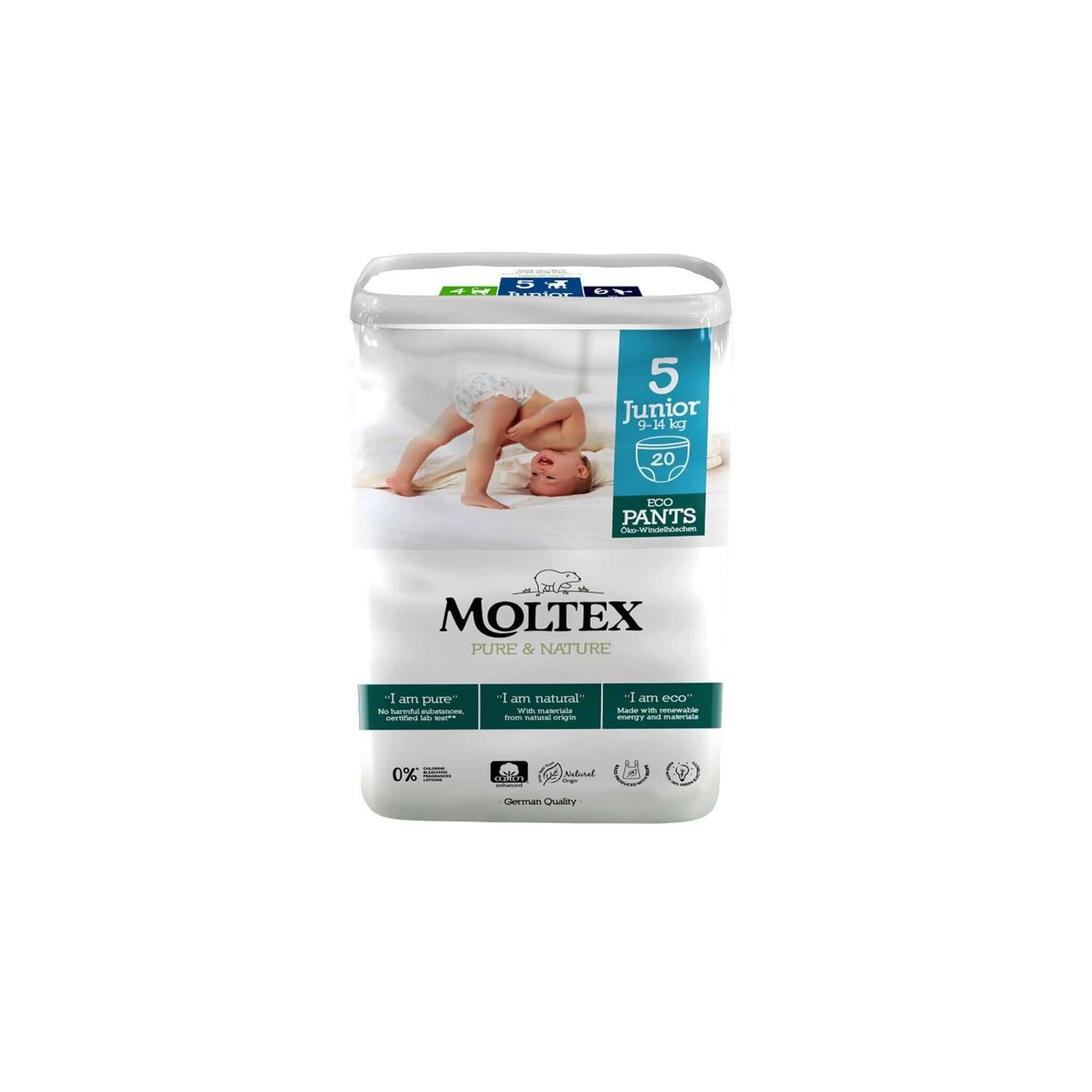 Moltex Natahovací non toxic plenkové kalhotky velikost 4 - 6 - EkzemFree.cz