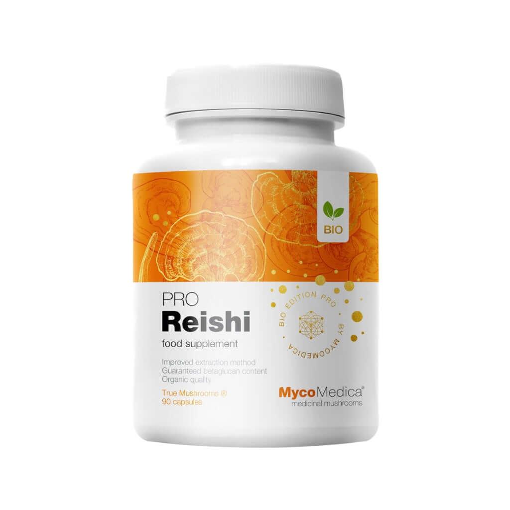 MycoMedica Reishi PRO 90 tablet, BIO doplněk stravy s garancí 30% beta glukanů pro vitalitu.