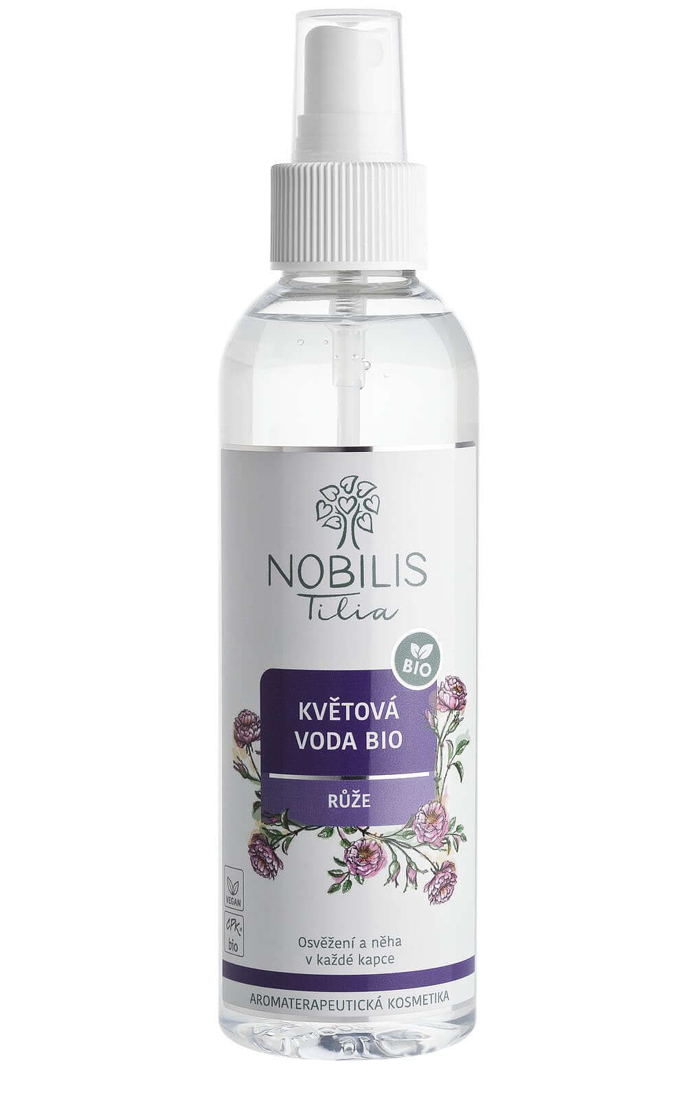 Nobilis Tilia Květová voda BIO růže