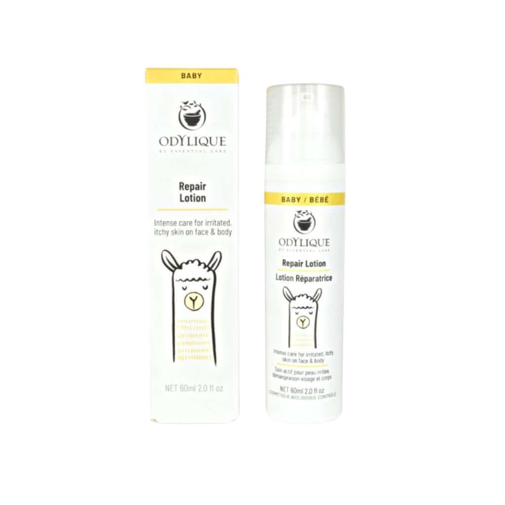 Odylique Baby Repair emolienční krém pro citlivou pokožku, 100% přírodní složení, vhodný pro miminka od 3 měsíců.
