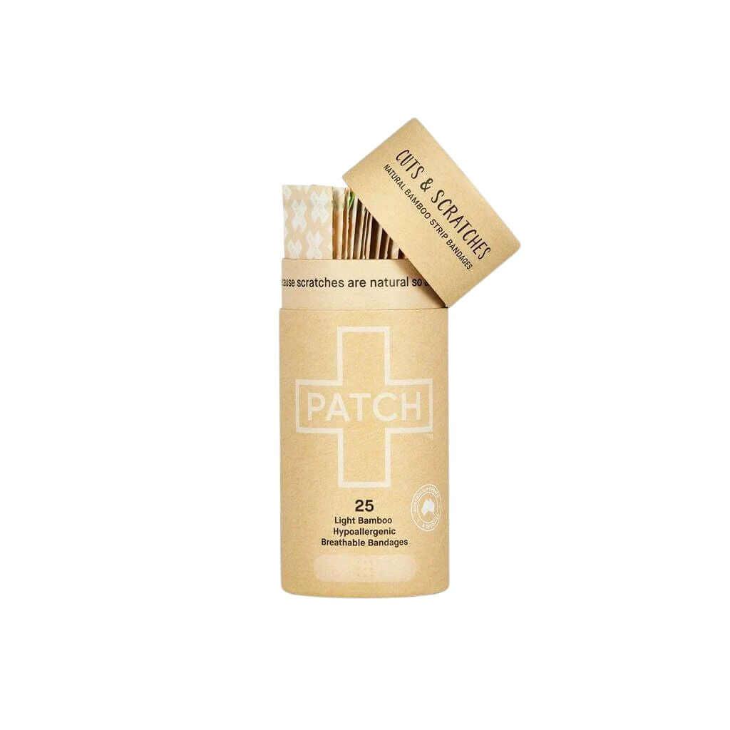 Přírodní bambusové náplasti PATCH pro citlivou pokožku, hypoalergenní, pro jakékoliv poranění.