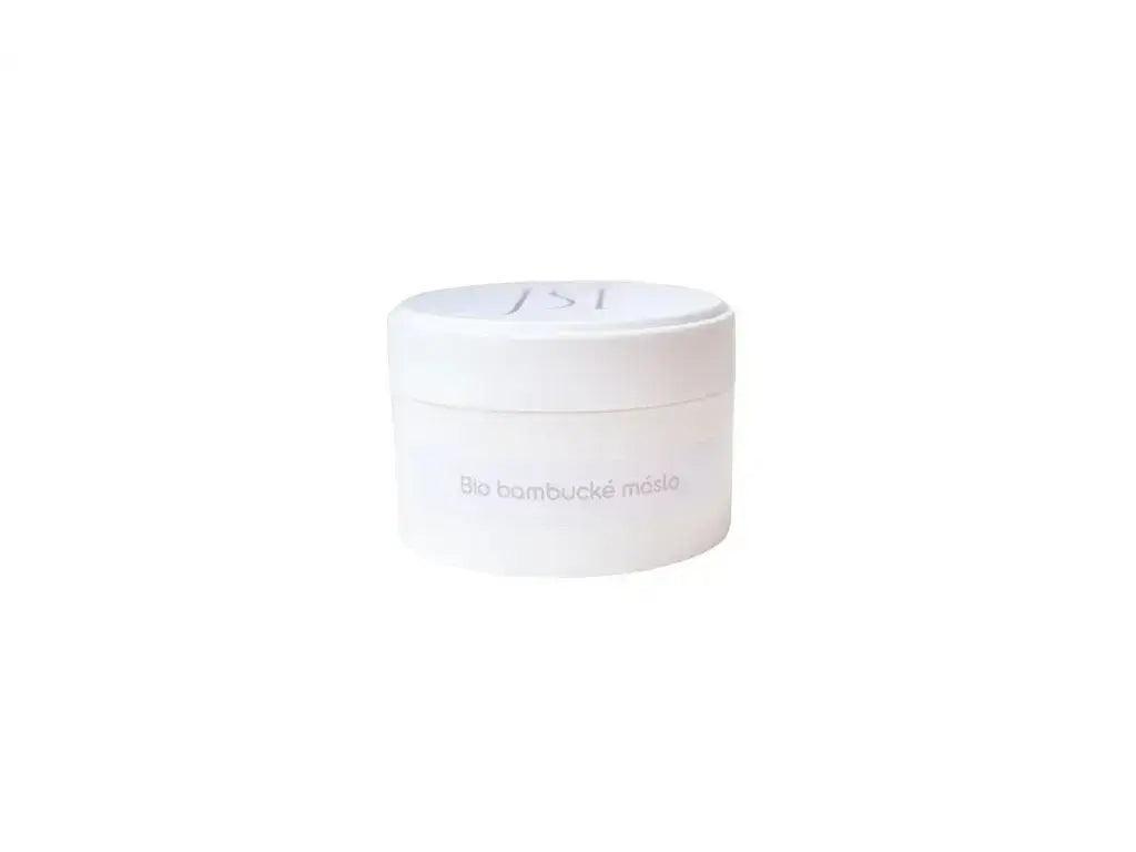 Bio bambucké máslo Protože Jsi v bílém obalu, přírodní produkt pro výživu a regeneraci pleti.