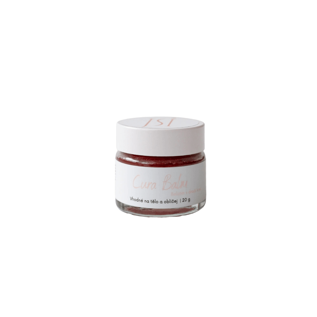 Cura Balm s dračí krví v elegantním skleněném obalu, 20 g, přírodní balzám na všechny typy pleti.