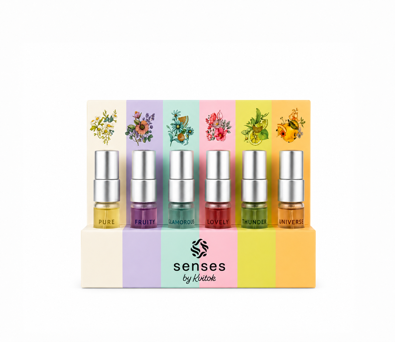 Kvitok Senses set 6 ks vzoriek parfumov