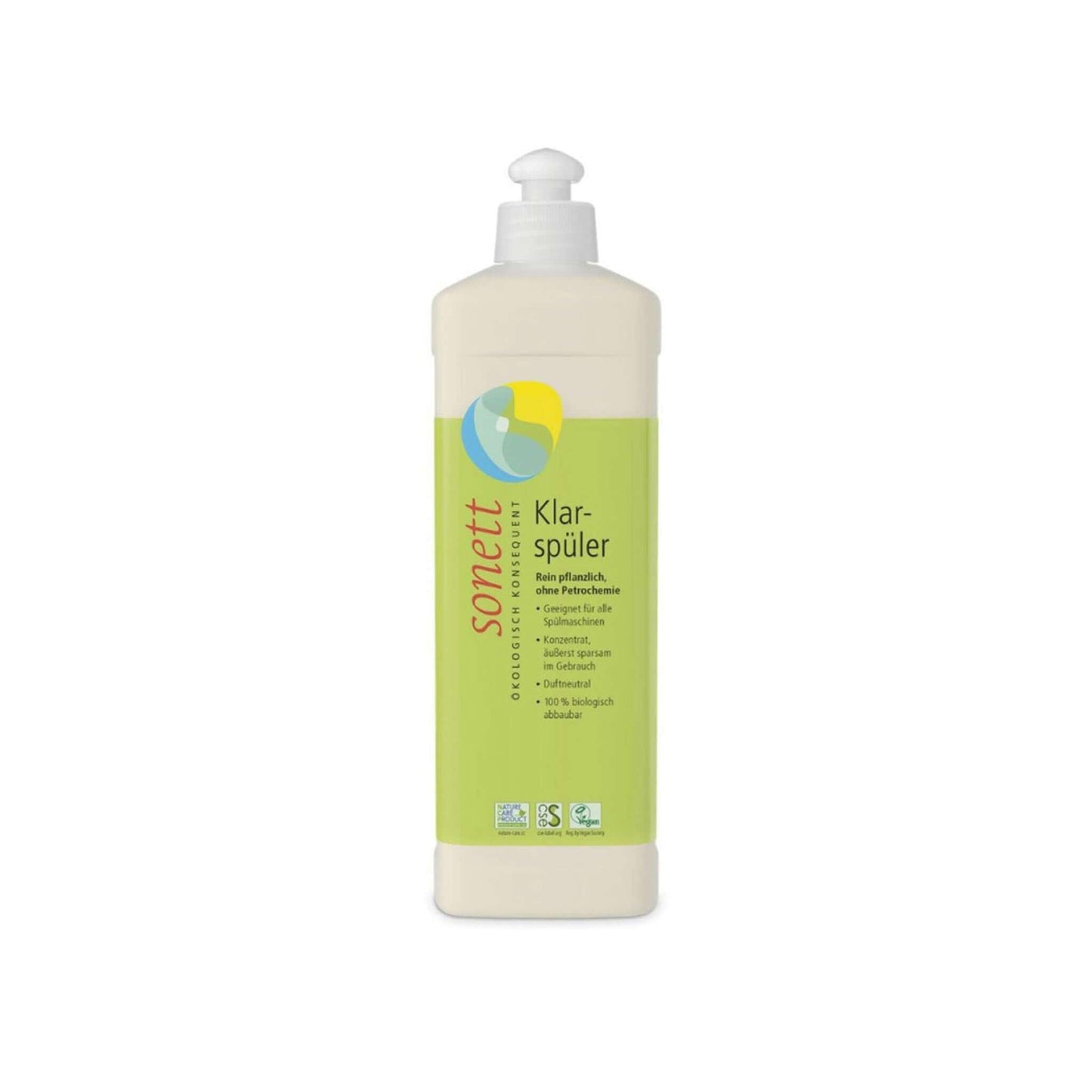Sonett leštidlo do myčky 500 ml pro dokonalý lesk nádobí bez vápenatých skvrn.
