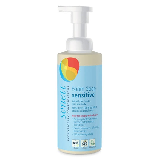 Sonett Pěnové mýdlo Sensitive 200 ml - EkzemFree.cz