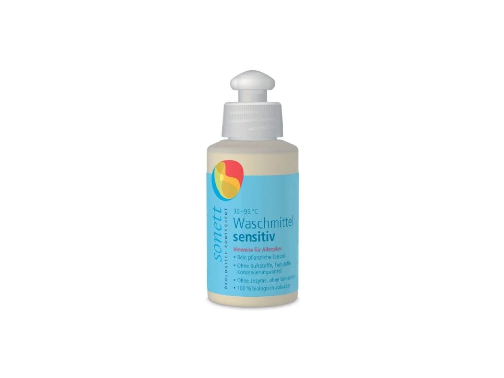 Sonett Sensitive Prací gel na barevné prádlo pro citlivou pokožku a alergiky 120ml