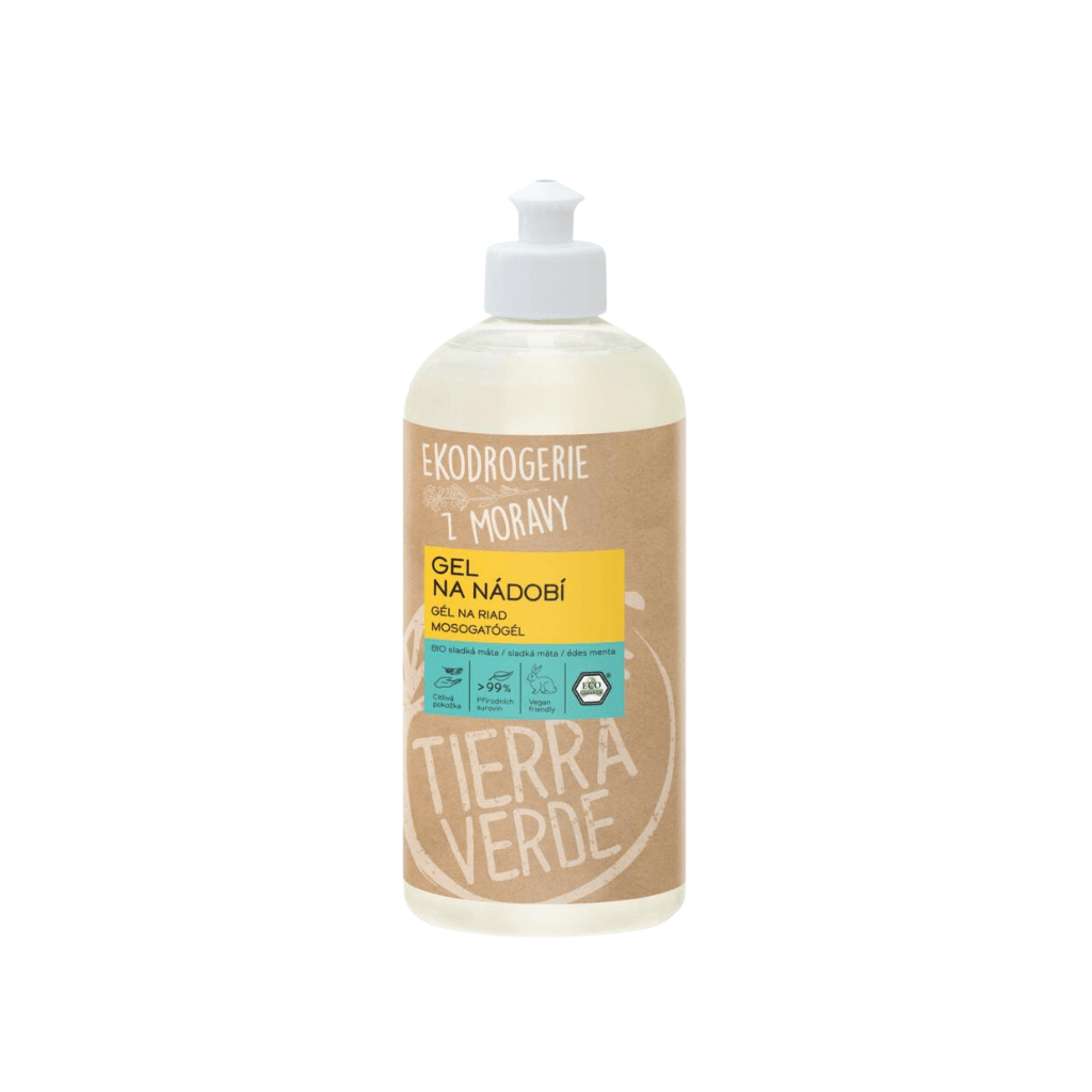 Tierra Verde Gel na nádobí sladká máta BIO - EkzemFree.cz
