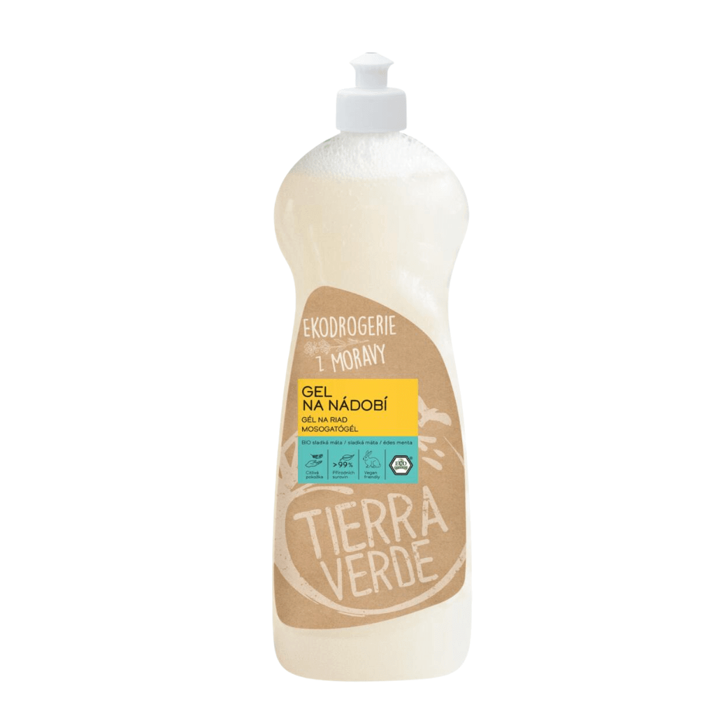 Tierra Verde Gel na nádobí sladká máta BIO - EkzemFree.cz
