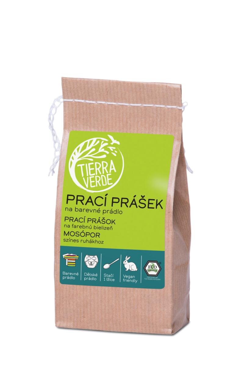 Tierra Verde Prací prášek na barevné prádlo bez parfemace - EkzemFree.cz