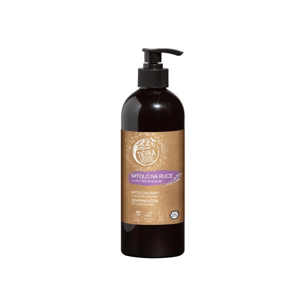Tierra Verde Tekuté mýdlo na ruce BIO levandule - EkzemFree.cz