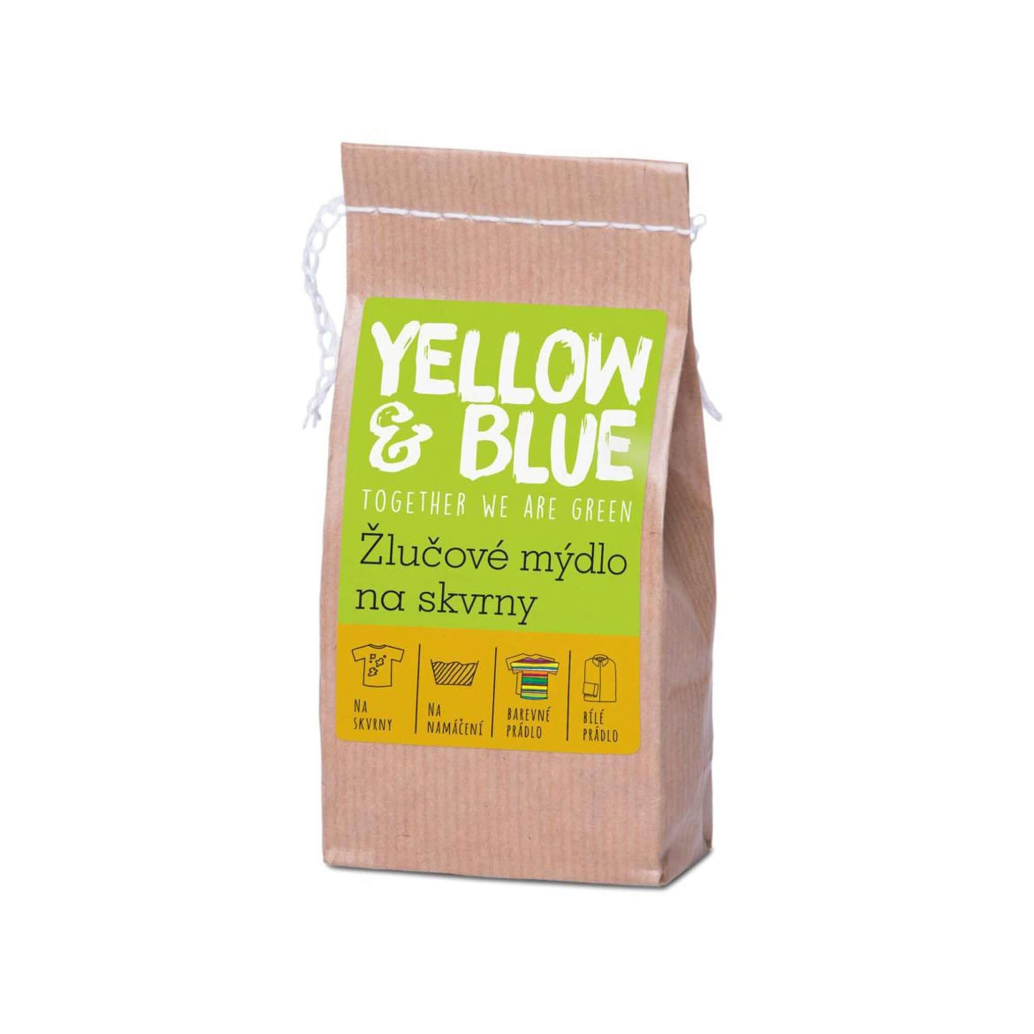 Tierra Verde žlučové mýdlo na skvrny v ekologickém obalu pro efektivní odstranění skvrn na textilu.