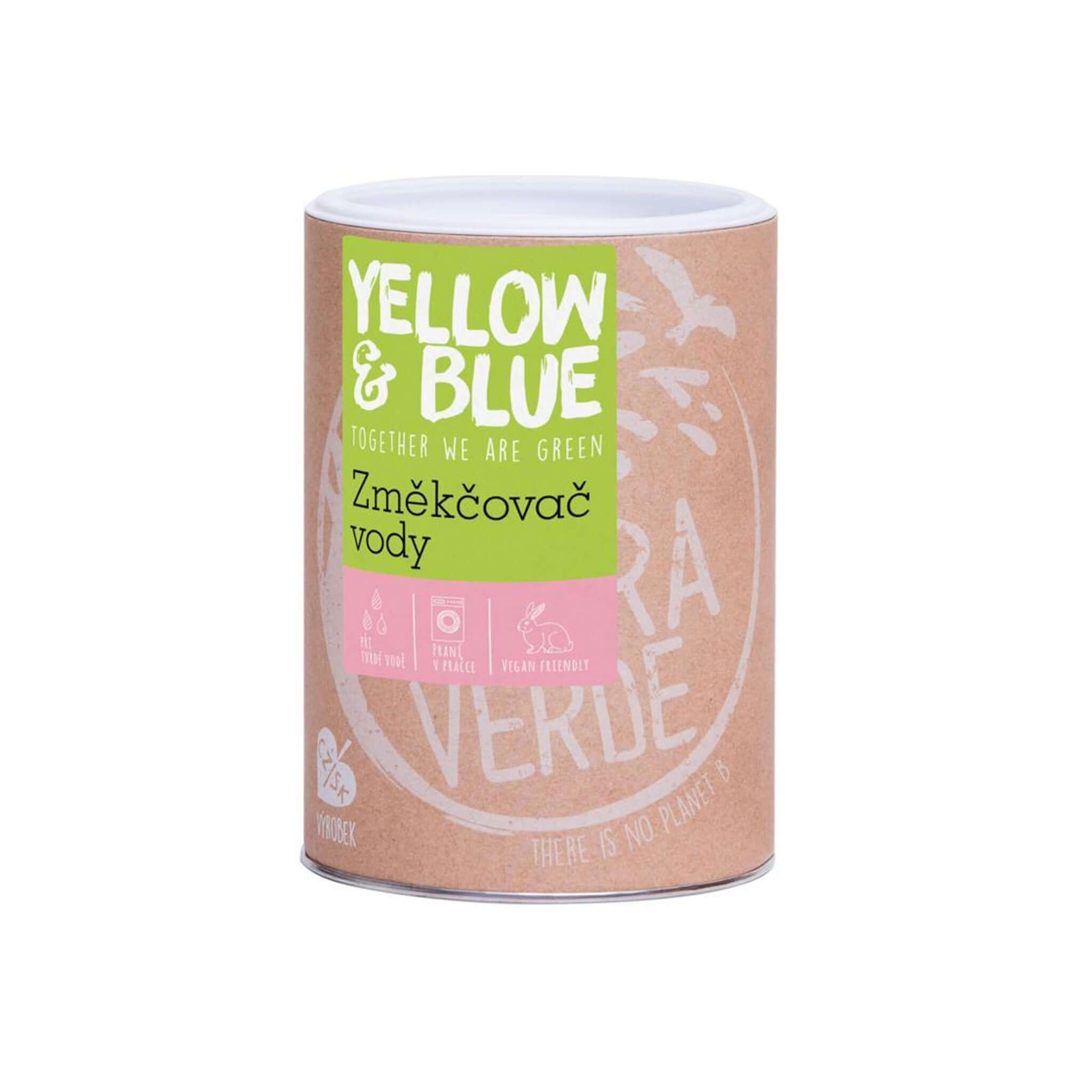 Obal změkčovače vody Tierra Verde pro efektivní praní bez tvrdé vody, ekologický a šetrný k prádlu.