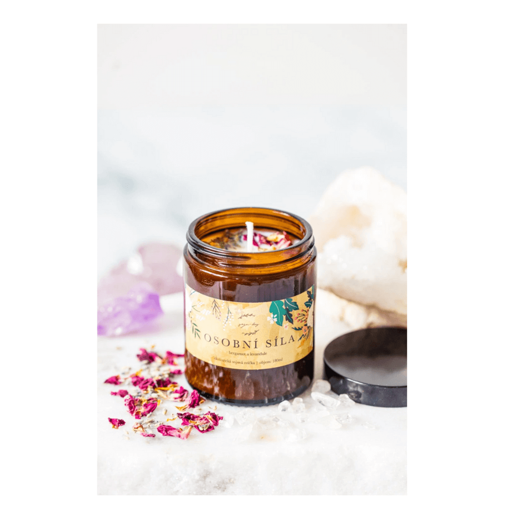 Yoga Day Svíčka Osobní síla - bergamot a levandule - EkzemFree.cz